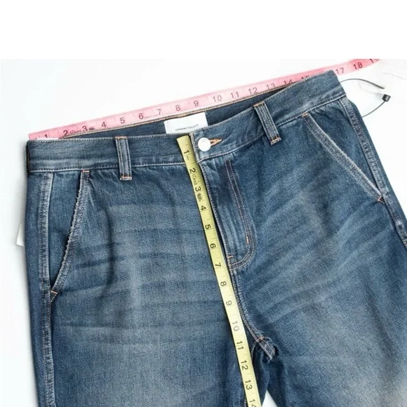 Current / Elliott The Cropped Confidant Jeans Becker Blue Denim Size 31 NWOT - Picture 7 of 7